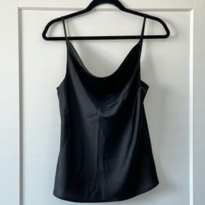 Vera & Lucy Black Satin Camisole
